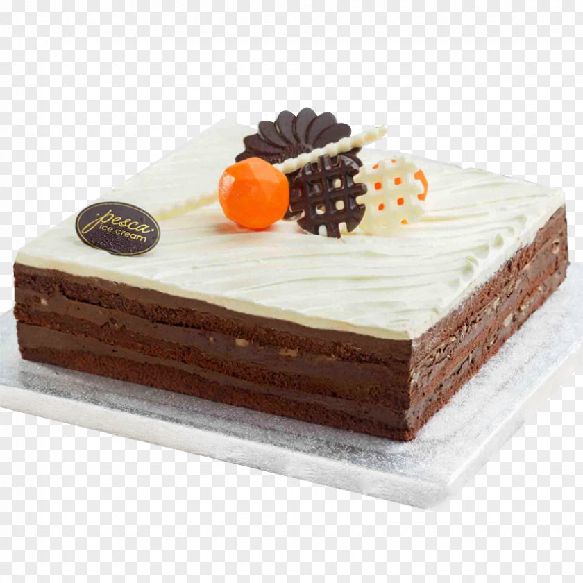 Chocolate Cake Ice Cream Torte PNG
