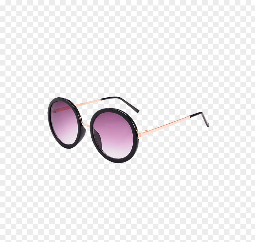 Circular Metal Frame Sunglasses Polarized Light Goggles Ultraviolet PNG