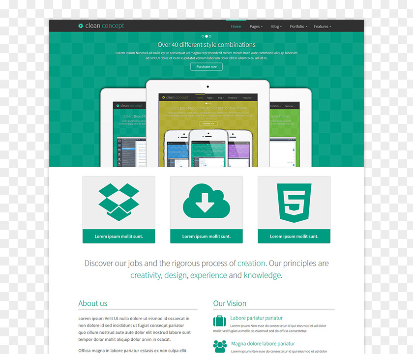 PORTAFOLIO Web Page HTML5 Graphic Design PNG