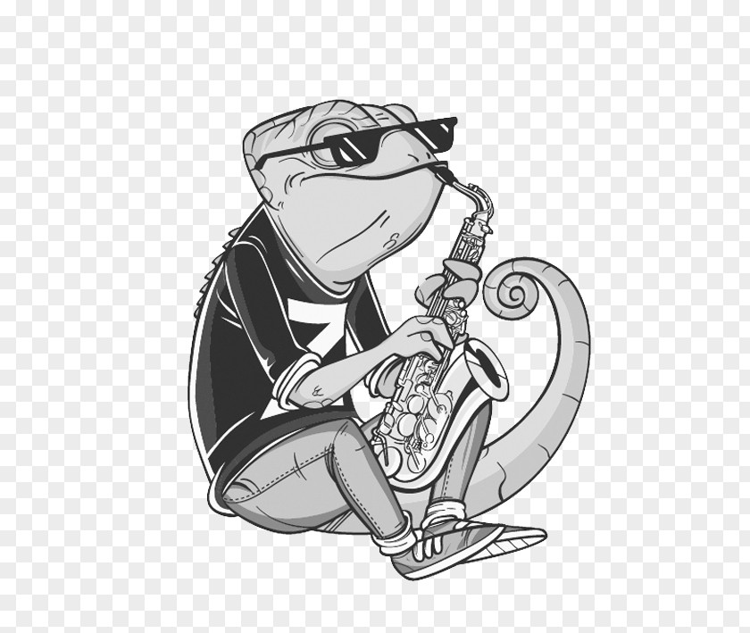 Saxophone Elderly Visual Arts Drawing Illustration PNG