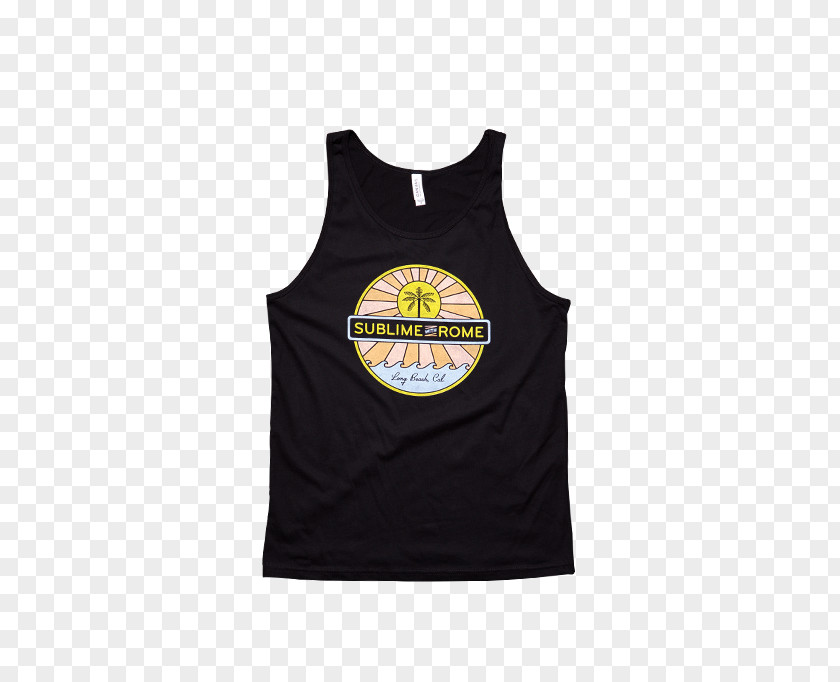 Tshirt Logo Long Beach T-shirt Sleeveless Shirt Clothing Crew Neck PNG