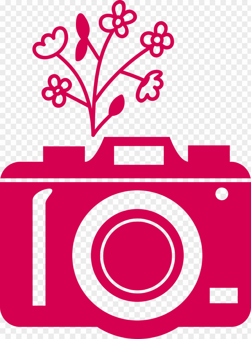 Camera Flower PNG