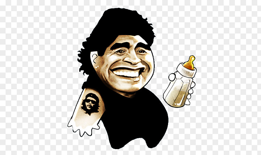 Football Diego Maradona Argentina National Team Caricature PNG