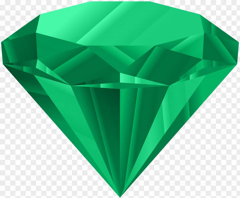 Green Diamond Clip Art Image PNG