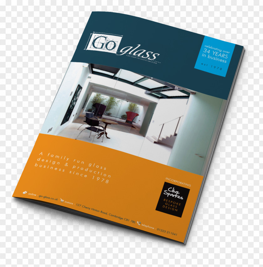 Company Brochure Glass Stairs Paper PNG
