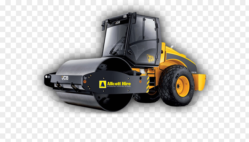 Road Roller JCB Vibromax Heavy Machinery PNG