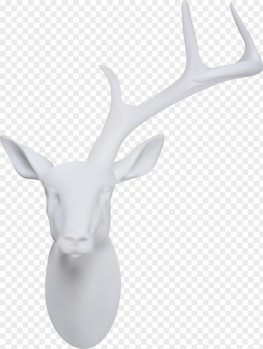 Vector Stone Deer Horn PNG