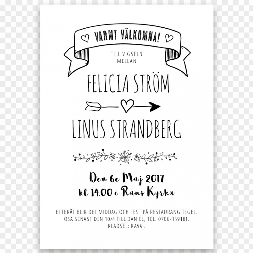 Wedding Paper Convite Place Cards Text PNG