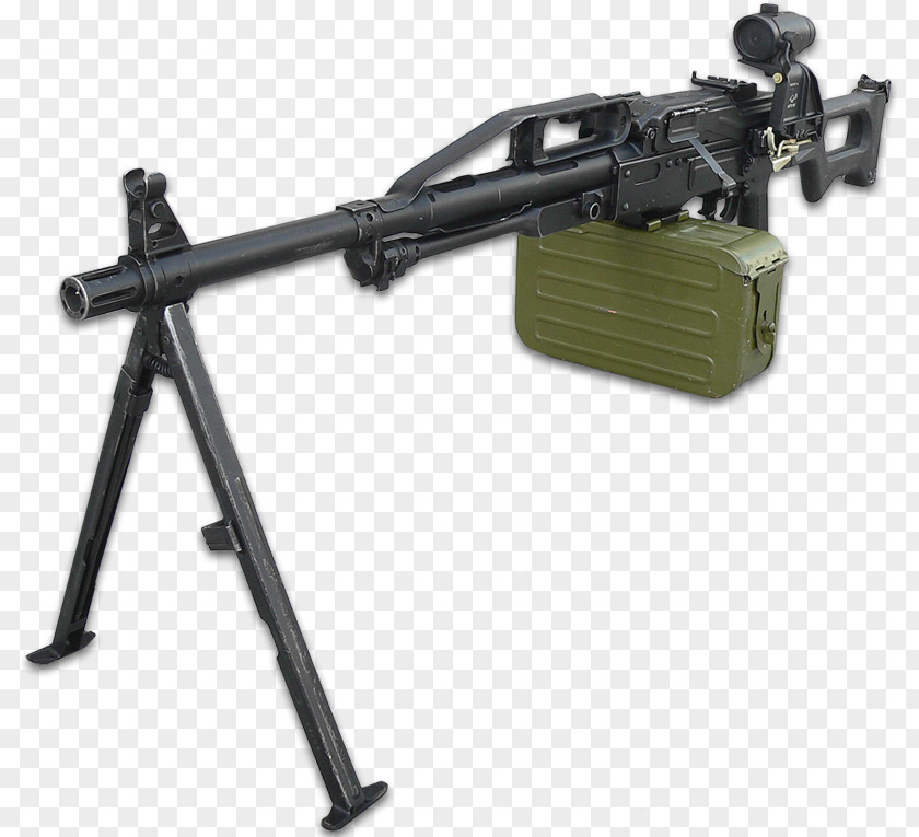 Machine Gun PKP Pecheneg PK Light General-purpose PNG
