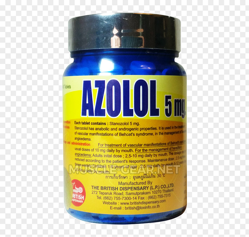 Tablet Stanozolol Anabolic Steroid Androgen PNG