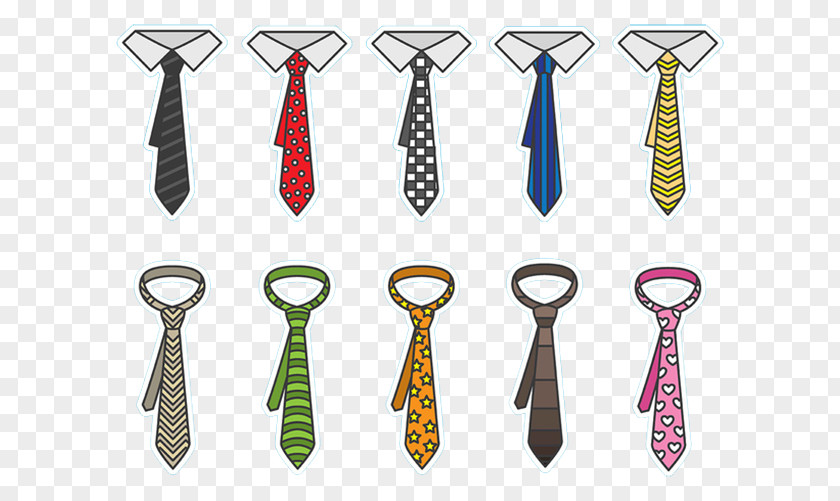 Colored Shirt And Tie Bow Necktie PNG