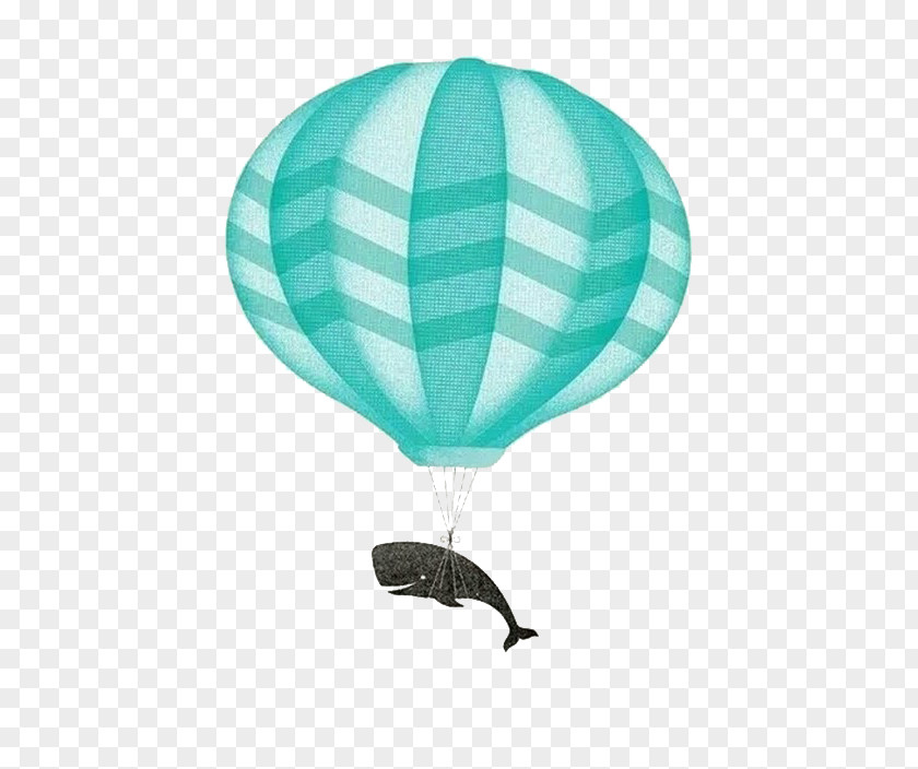 Dolphin Hot Air Balloon IPhone X SE Whale Modelling Illustration PNG