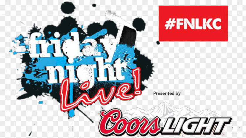 Friday Night Coors Light Brewing Company Logo Brand Banner PNG