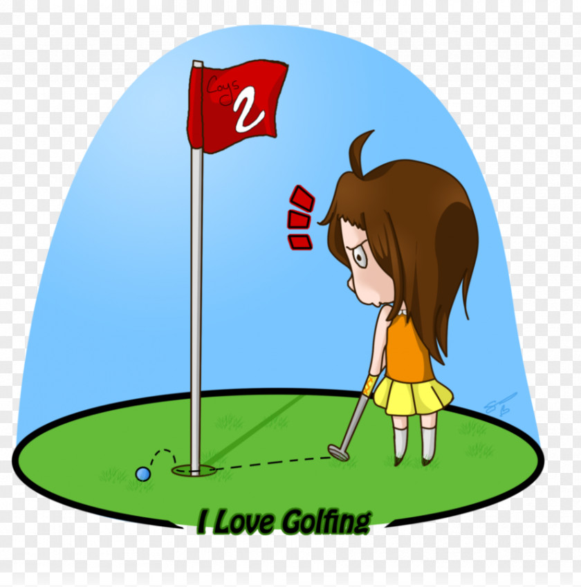 Golfing Vertebrate Character Recreation Clip Art PNG