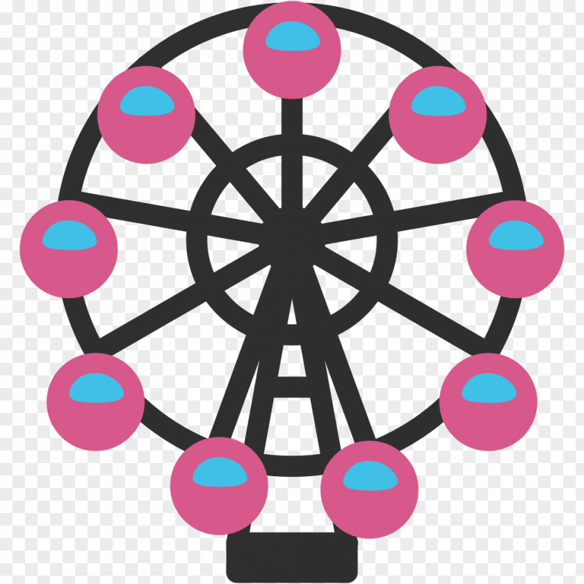 Wheel Emoji SMS Text Messaging Handheld Devices Ferris PNG