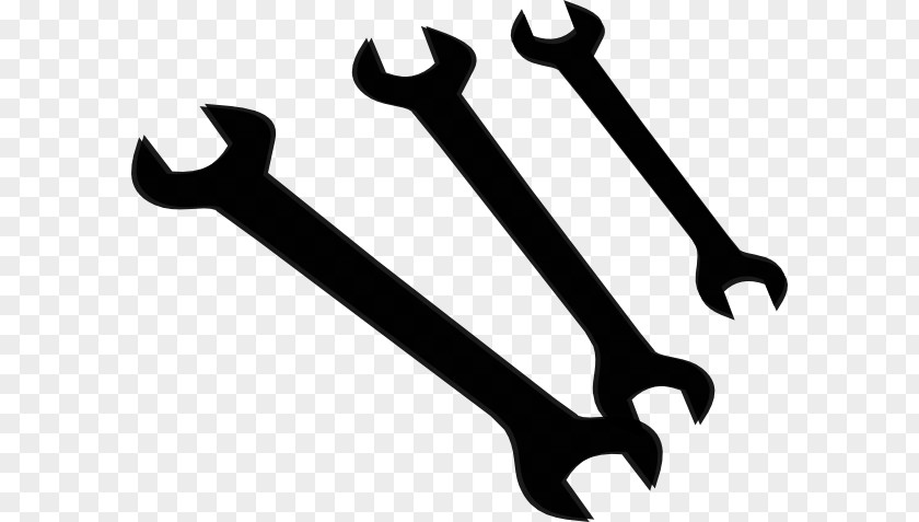 Wrench Silhouette Cliparts Pipe Adjustable Spanner Clip Art PNG