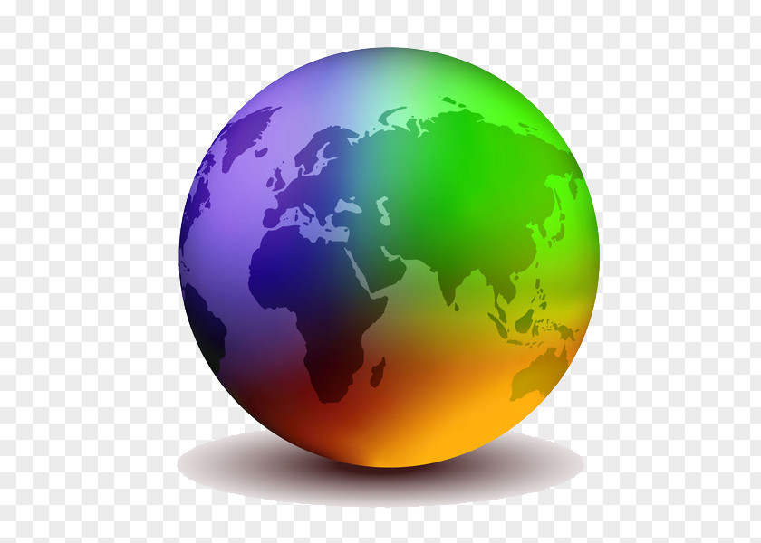 Earth Globe World Map PNG