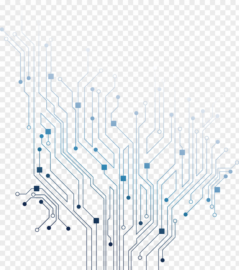 Line Board Printed Circuit Electrical Network Icon PNG
