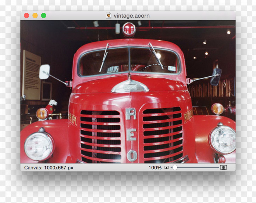 Retro Effect Antique Car Truck Fire Engine Motor Vehicle PNG