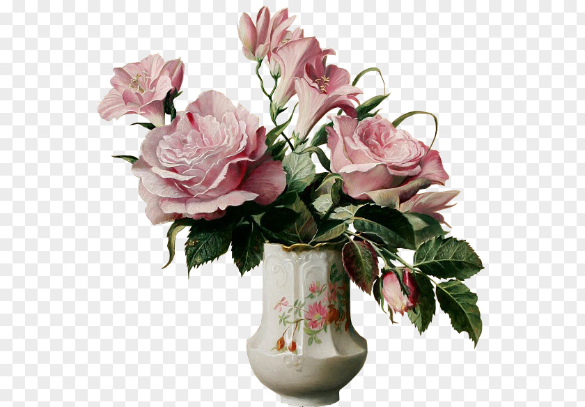 Anemone Flower Vase Blue Rose PNG