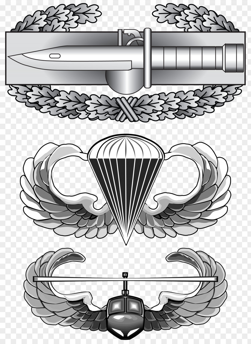 Badge Clipart United States Army Air Assault School Combat Infantryman Action PNG