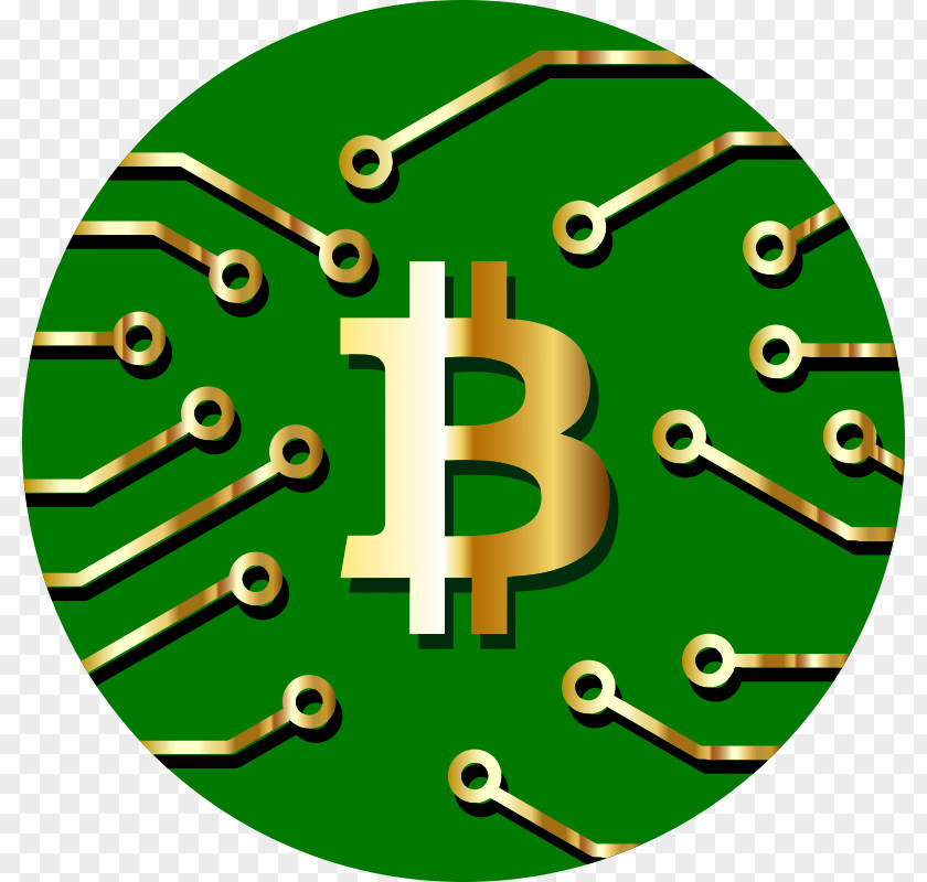 Bitcoin Gold Digital Currency Clip Art PNG