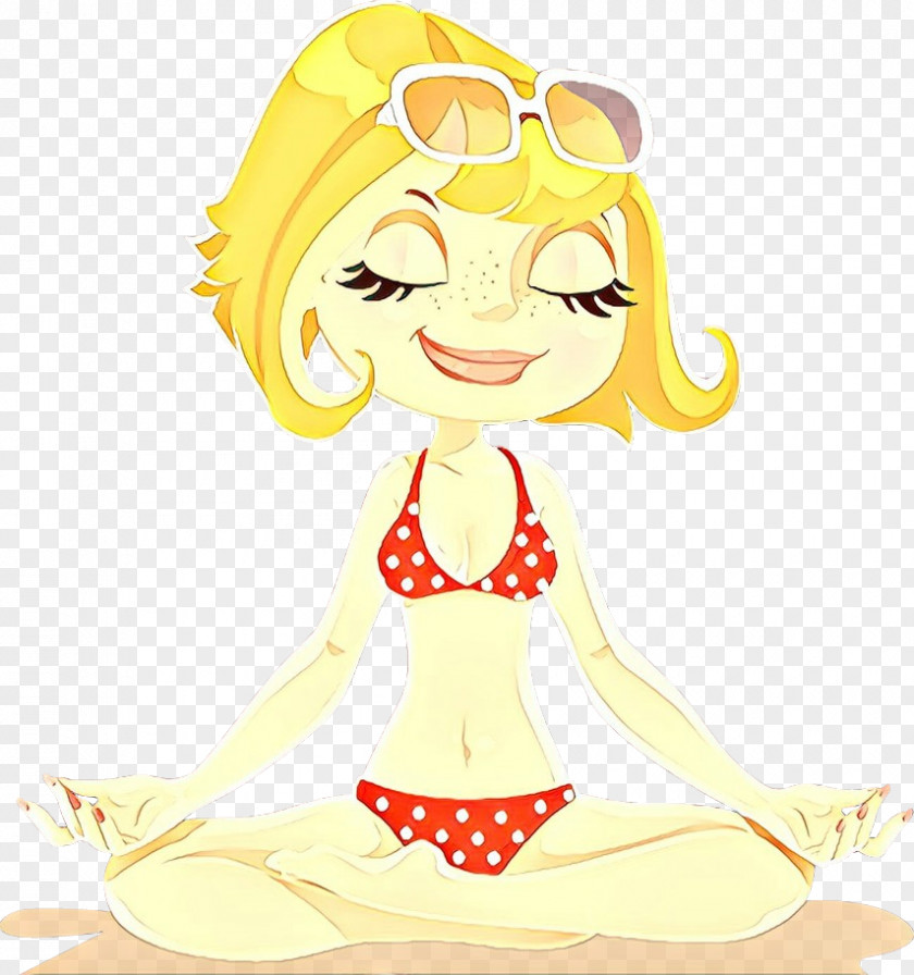 Cartoon Yellow Smile Style PNG