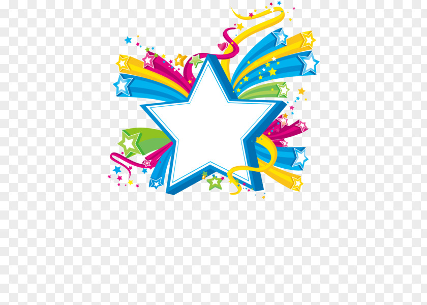 Colored Stars Star Color Euclidean Vector Clip Art PNG