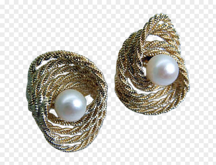 Italy Pearl Earring Designer UnoAErre PNG