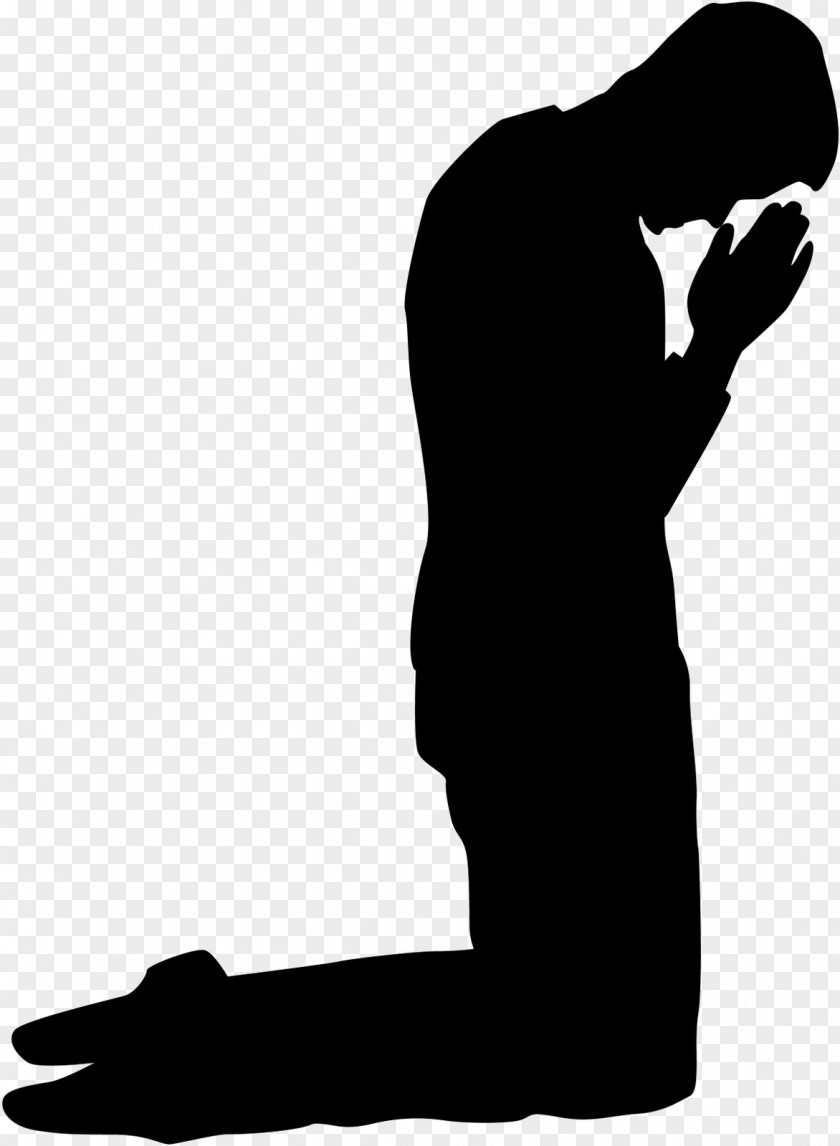 Praying Silhouette Prayer Kneeling Clip Art PNG
