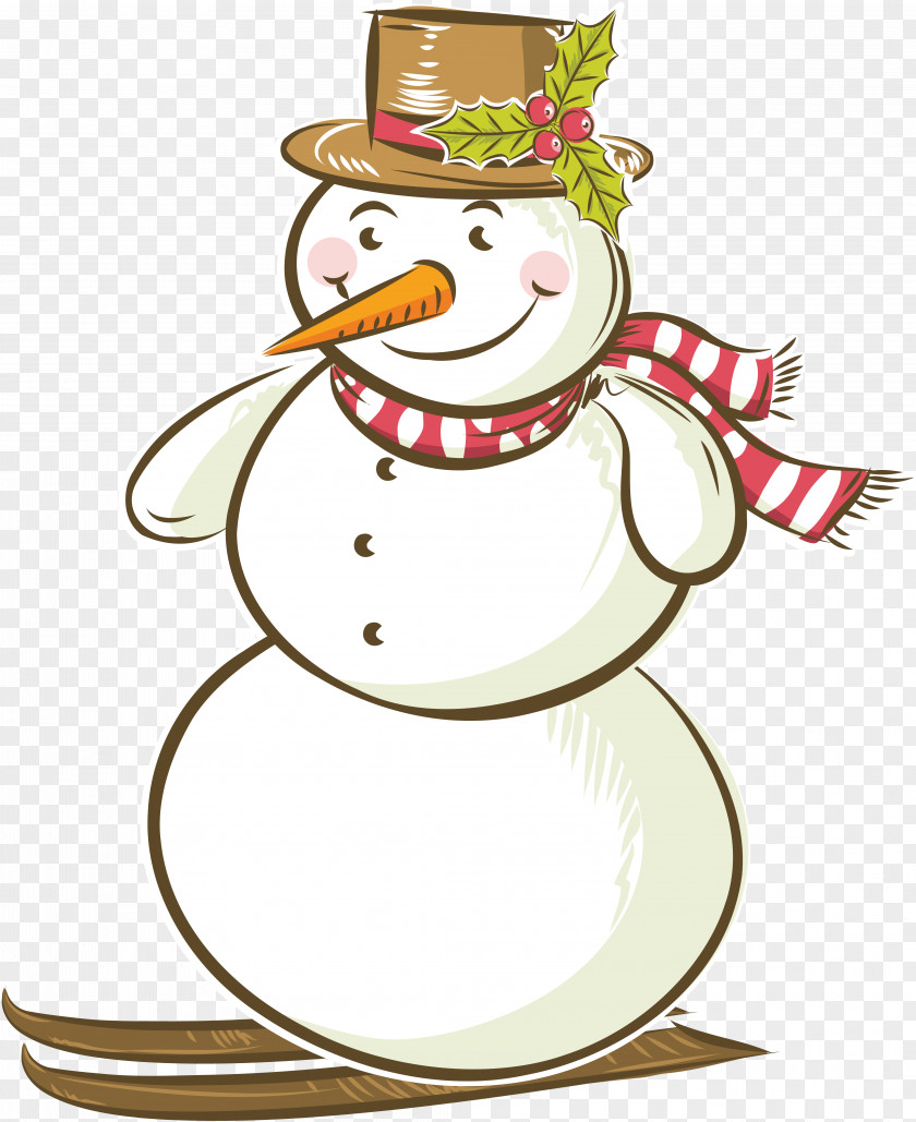 Snowman Christmas Letter Clip Art PNG