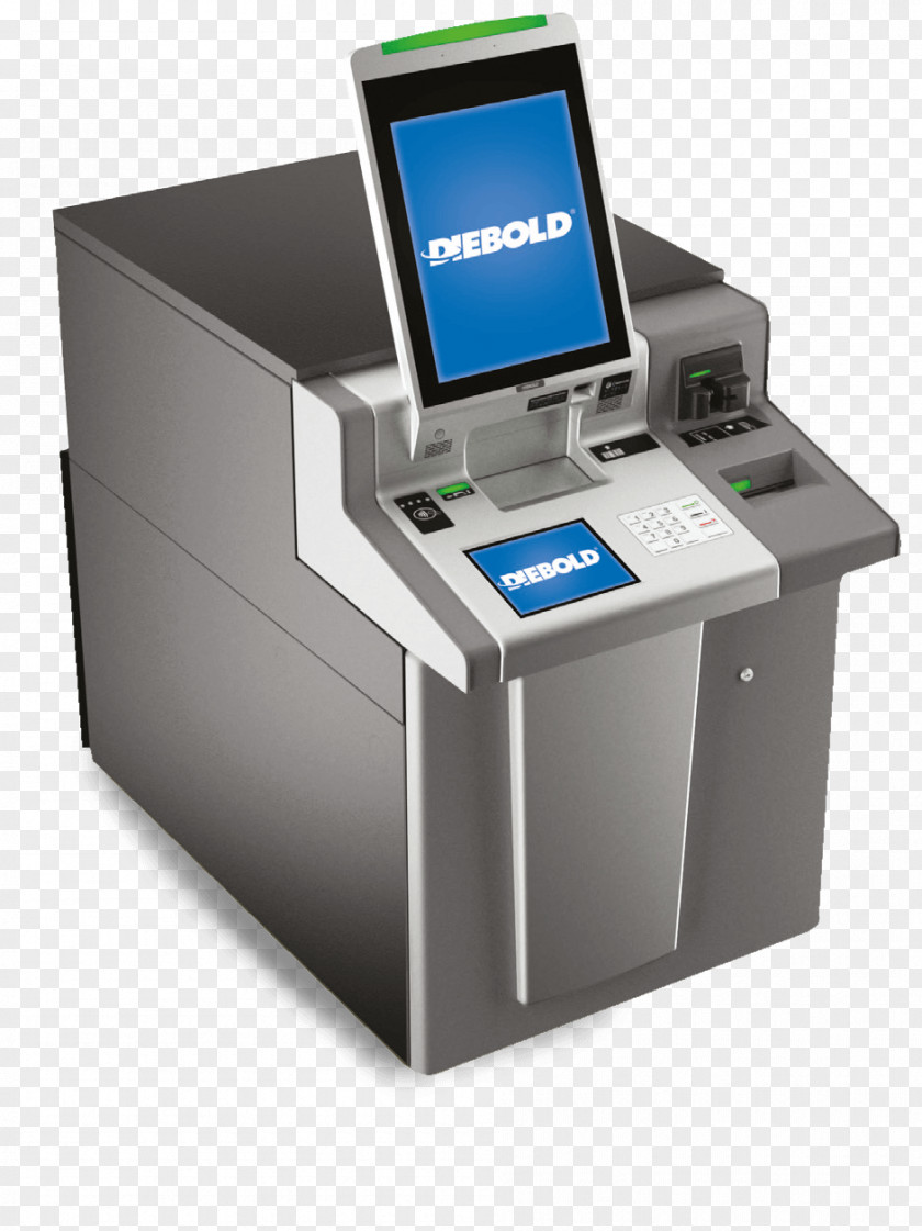 Bank Diebold Nixdorf Interactive Kiosks Cash Recycling Automated Teller Machine PNG