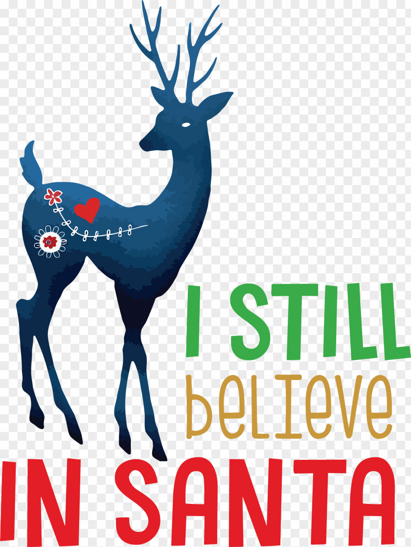 Believe In Santa Christmas PNG