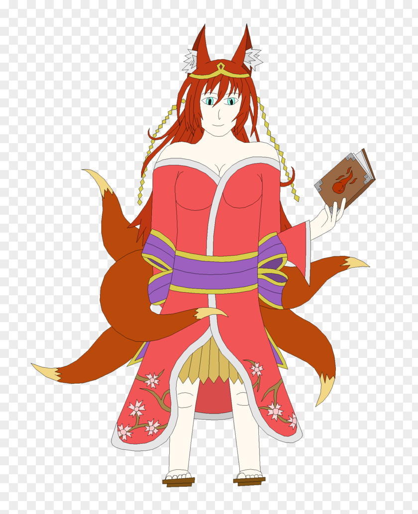 Kitsune Dnd Costume Design Legendary Creature Clip Art PNG