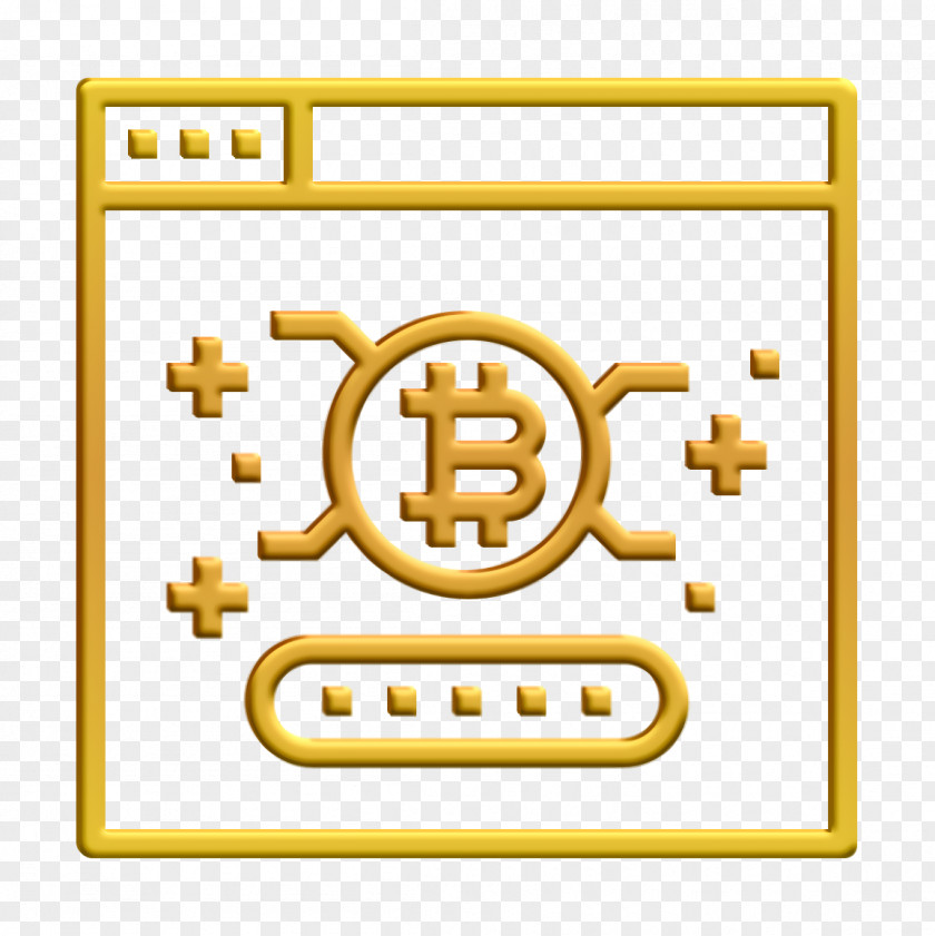 Password Icon Cryptocurrency Bitcoin PNG