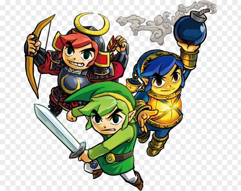 The Legend Of Zelda: Tri Force Heroes Four Swords Adventures Wind Waker Princess Zelda Link PNG