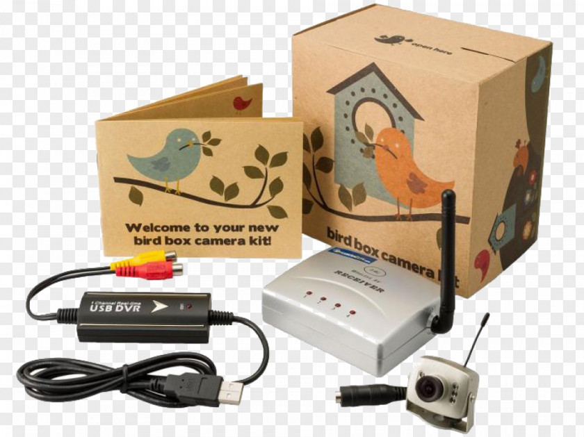 Bird Nest Box Wireless Security Camera PNG