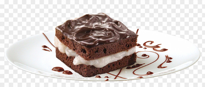Chocolate Cake Flourless Dessert Brownie Mousse PNG