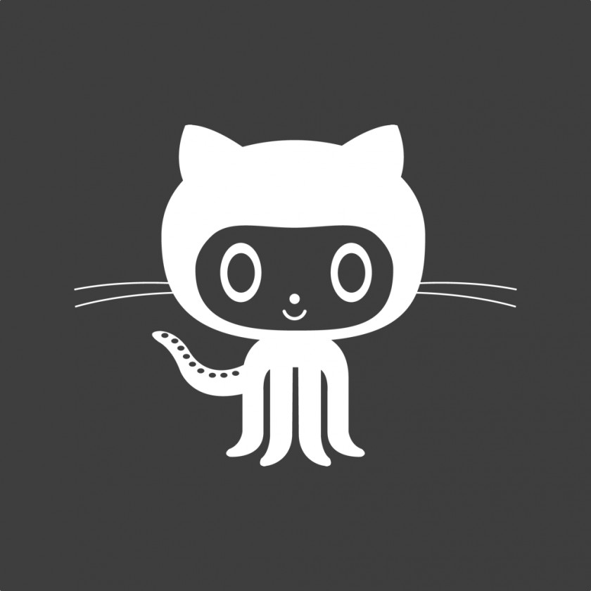 Github Logo Small To Medium Sized Cats Font PNG