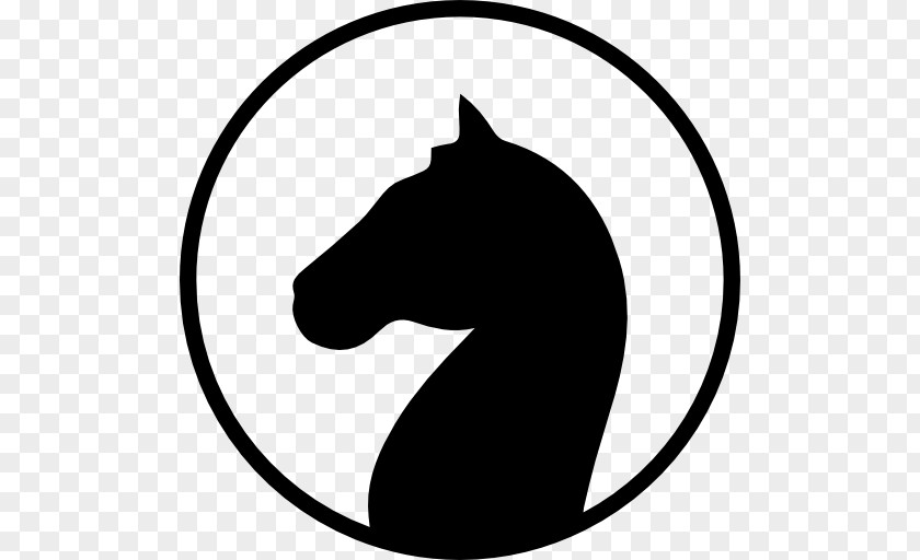 Mustang Arabian Horse Black Head Mask Clip Art PNG