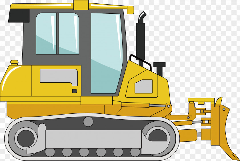 Small Bulldozers For Construction Machinery Bulldozer Heavy Equipment Machine Excavator PNG