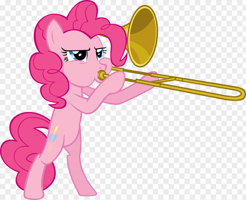 Trombone Pinkie Pie Trumpet Musical Instruments PNG