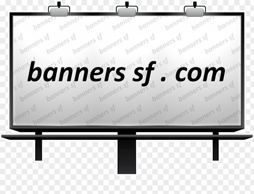 Bill-board Advertising Signage Clip Art PNG