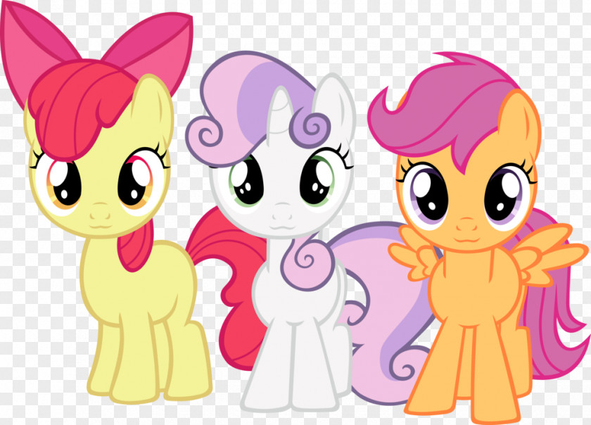 Cutie Mark Crusaders Sweetie Belle Apple Bloom Pony Applejack Fluttershy PNG