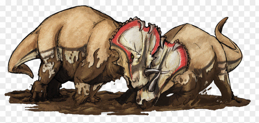 Dinosaur Centrosaurus Late Cretaceous Reptile Ceratopsia Triceratops PNG