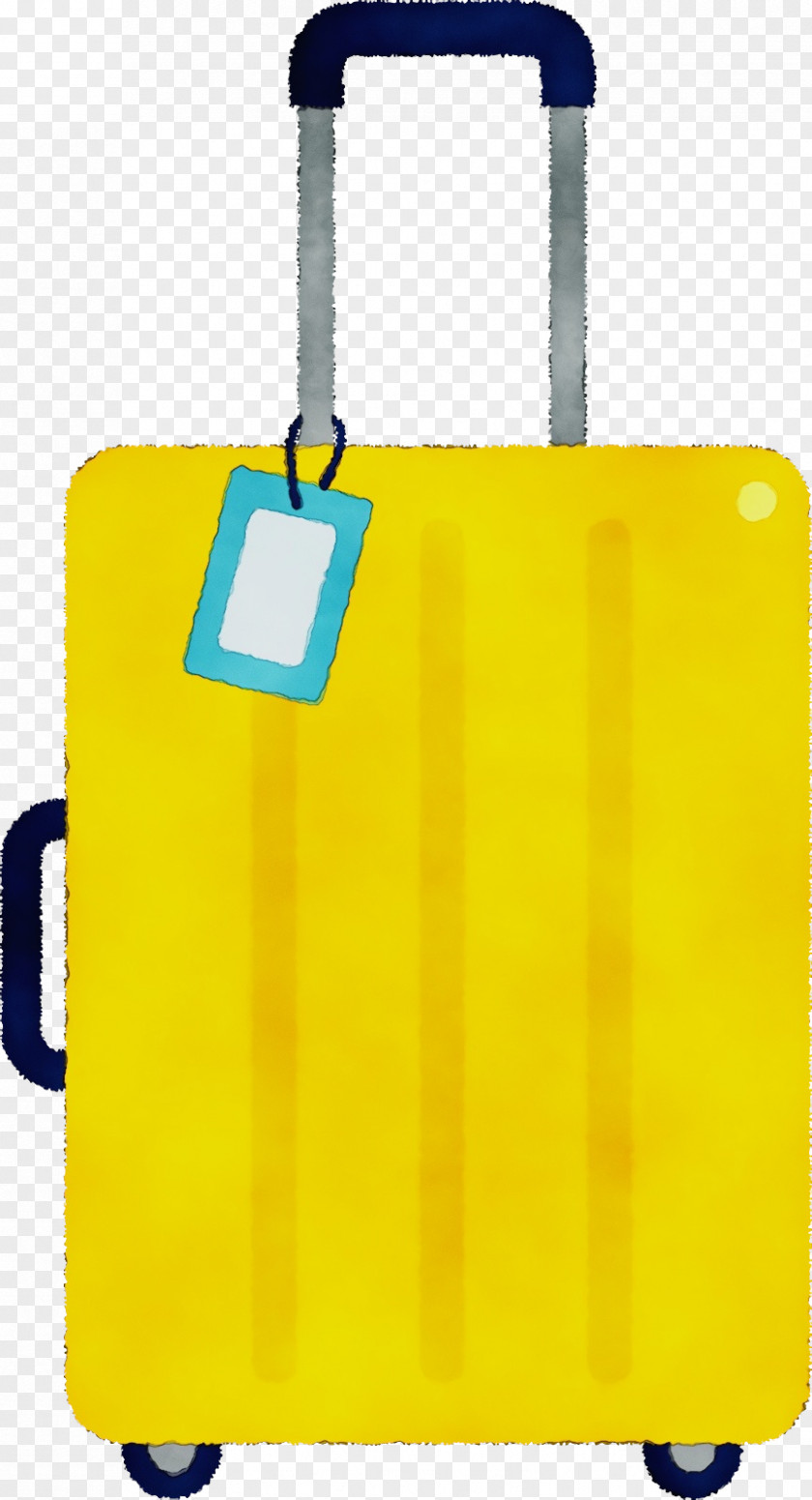 Hand Luggage Yellow Baggage PNG