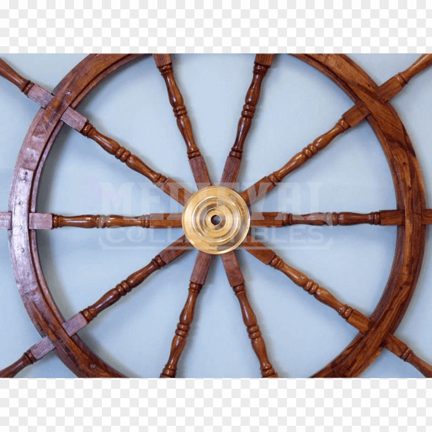 Wooden Wheel Ship's Wood Maritime Transport Ship Model PNG