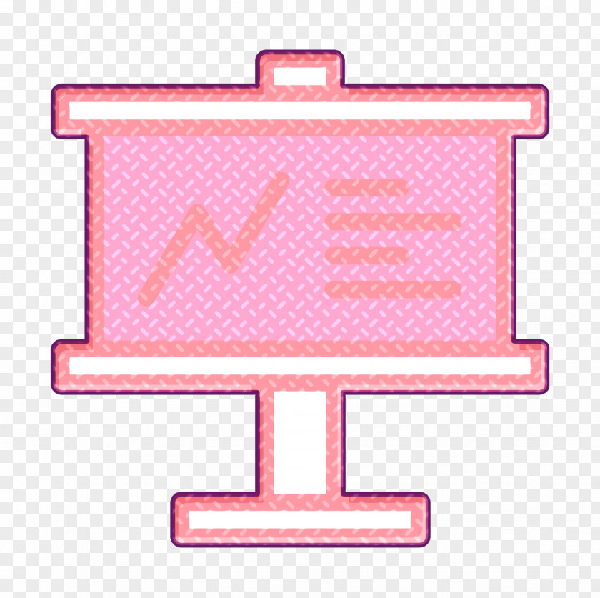 Pink Meter Presentation Icon PNG