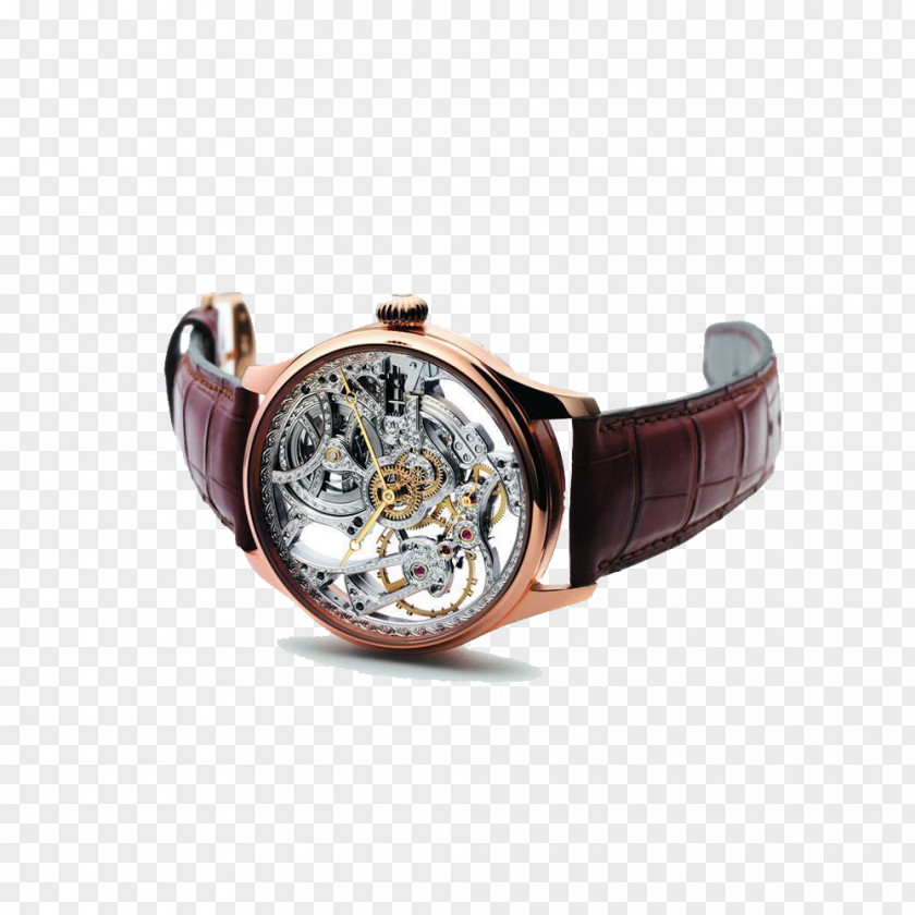 Refined Watches Skeleton Watch Automatic International Company PNG