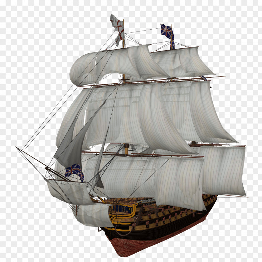 Sailing Ship Image Middle Ages Golden Age Of Piracy Puzz 3D PNG